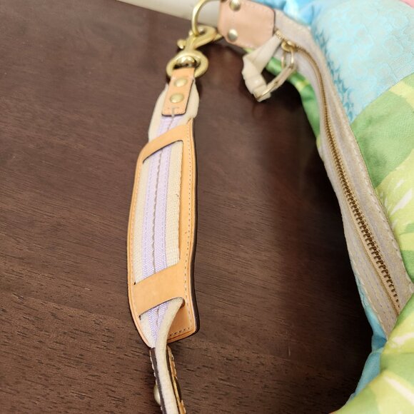 Coach Special Edition Patchwork Hobo Satchel Purse - Picture 14 of 16